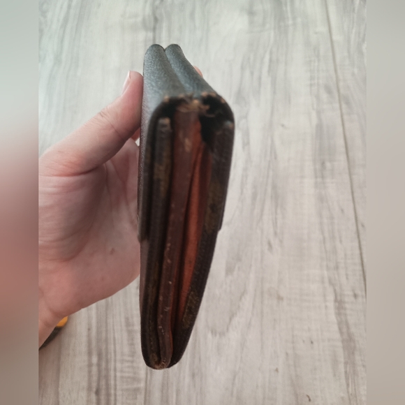 Louis Vuitton W Hook Wallet Monogram Beige Monogram Canvas Authentic - Picture 5 of 14